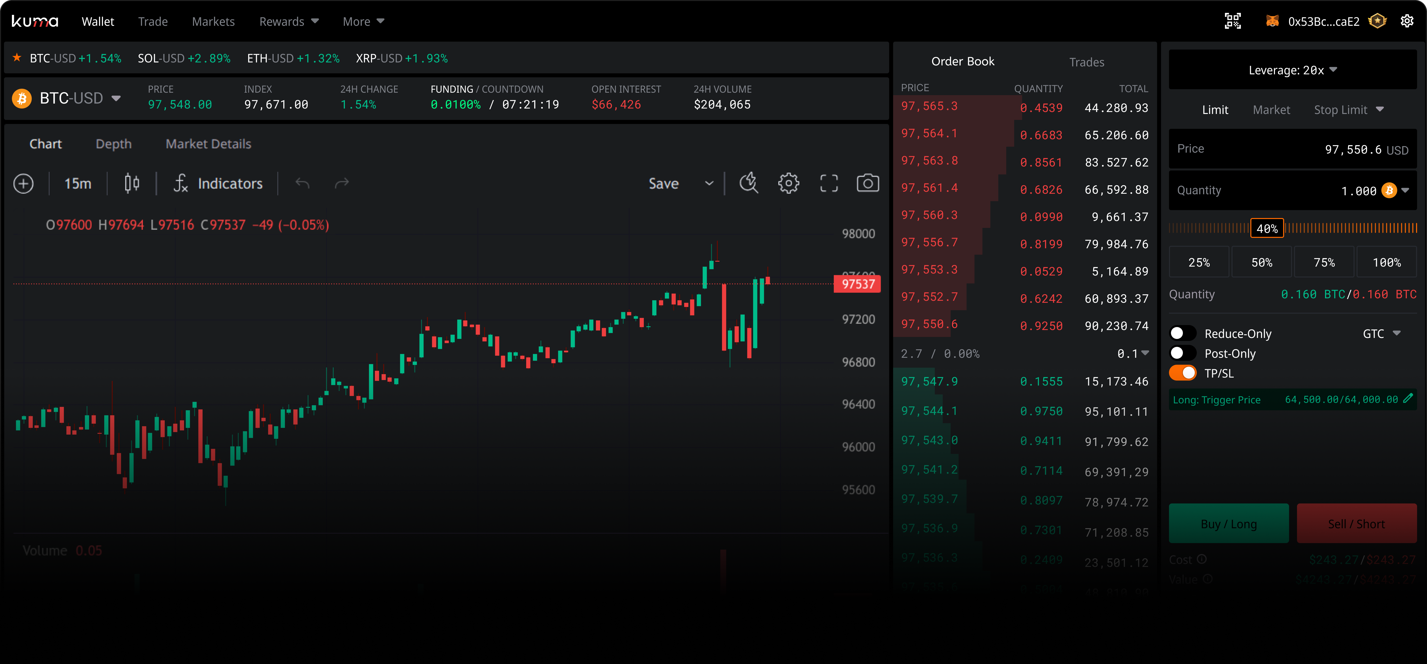 Kuma Exchange Platform